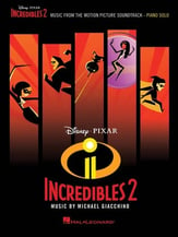Incredibles 2 piano sheet music cover